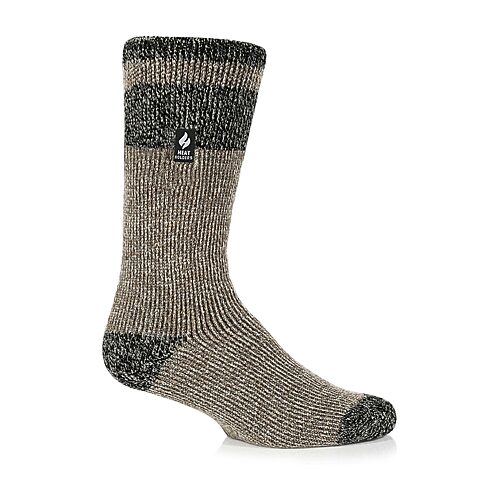 Heat Holders Mens Crew Socks In Black