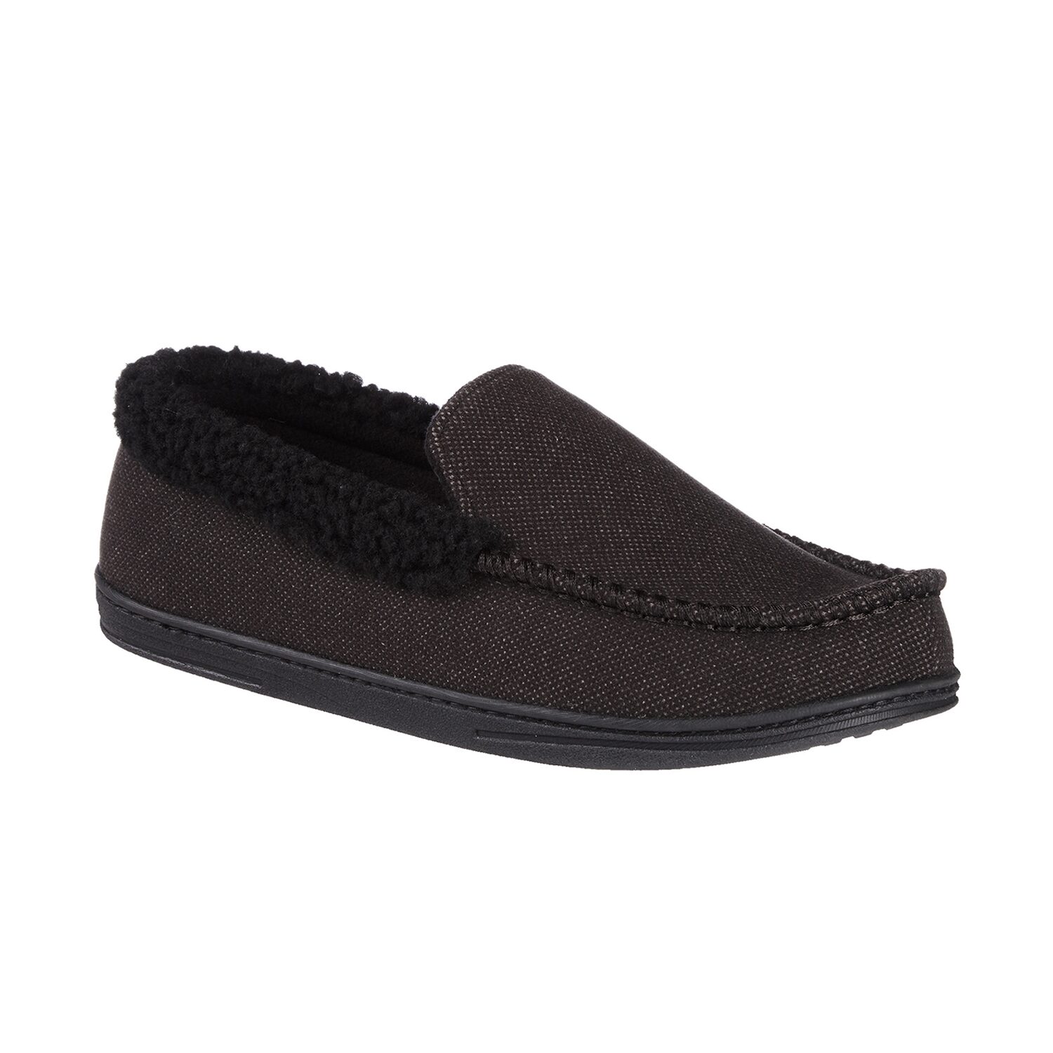 Isotoner Carter Boater Moccasin Mens Slippers