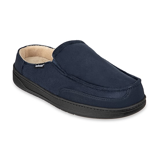 Isotoner Carter Water Repellant Microsuede Mens Clog Slippers