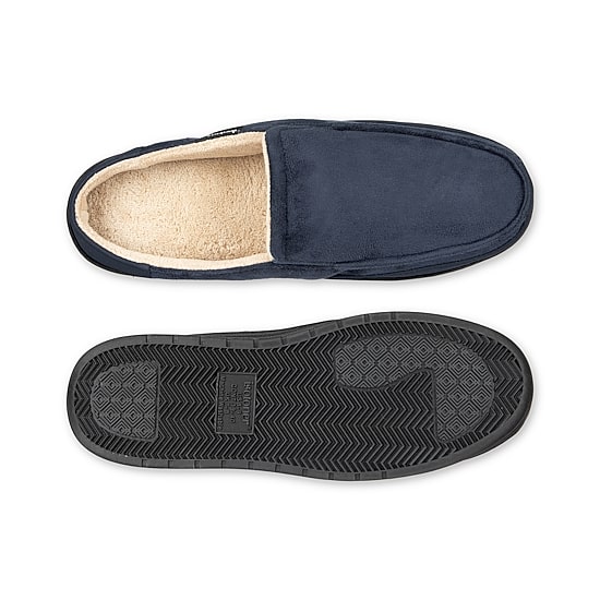 Isotoner Carter Water Repellant Microsuede Mens Clog Slippers