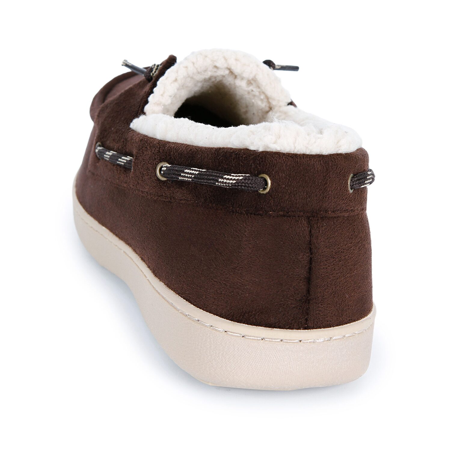 Isotoner Sherpasoft Boater Moccasin Mens Slippers