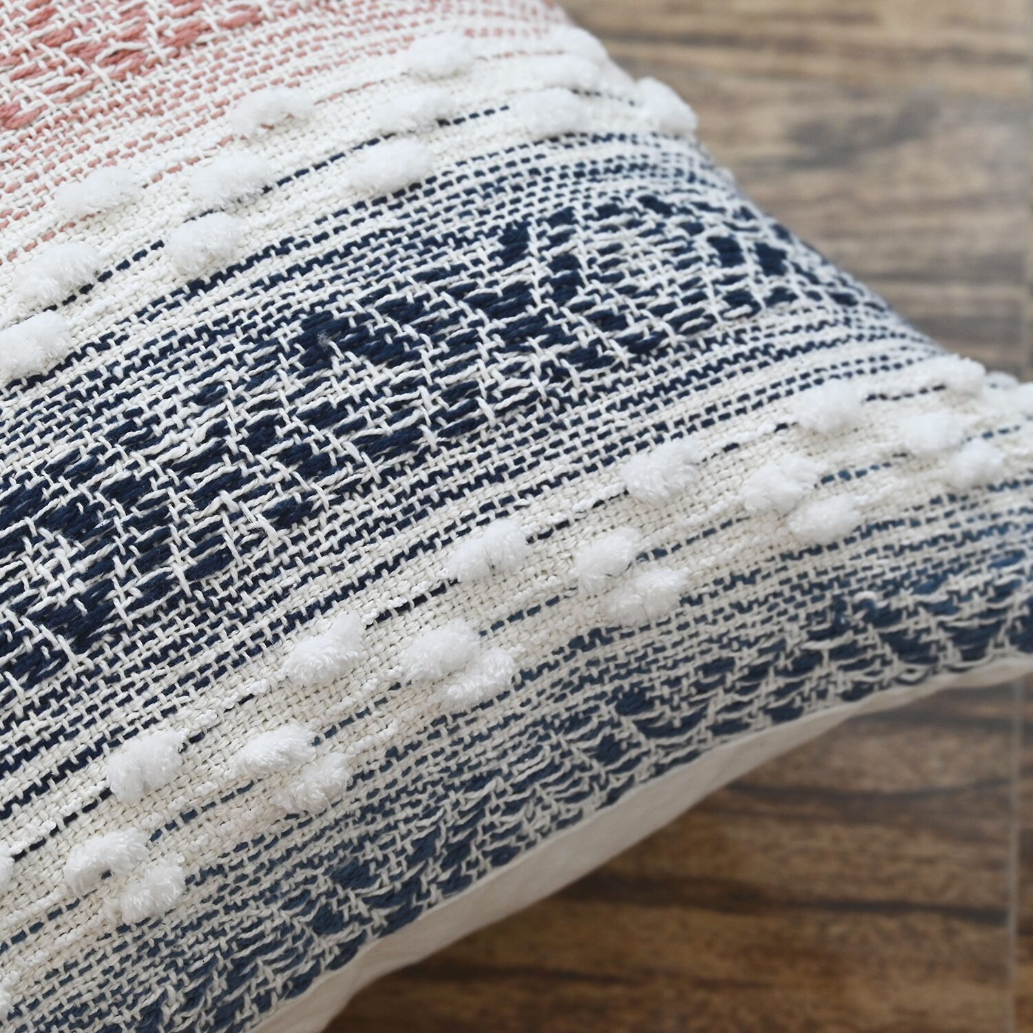 Vibhsa Tassels Square Throw Pillow