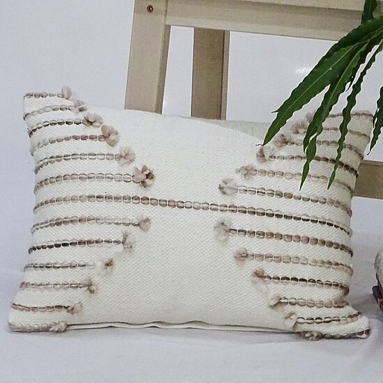 Vibhsa Embroidered Rectangular Throw Pillow