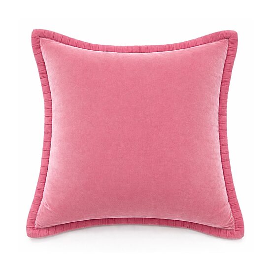 Vibhsa Soft Velvet Flange Square Throw Pillow
