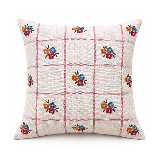 Vibhsa Daisy Floral Square Throw Pillow