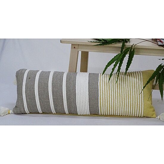 Vibhsa Stripes Rectangular Throw Pillow