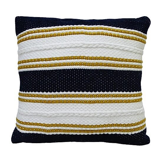Vibhsa Braid Square Throw Pillow