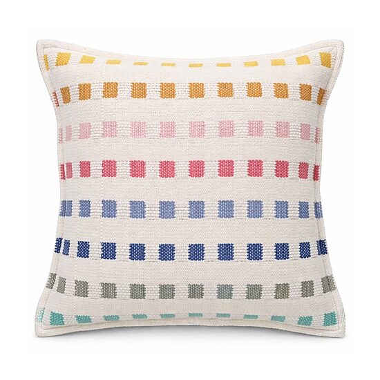 Vibhsa Playful Check Square Throw Pillow