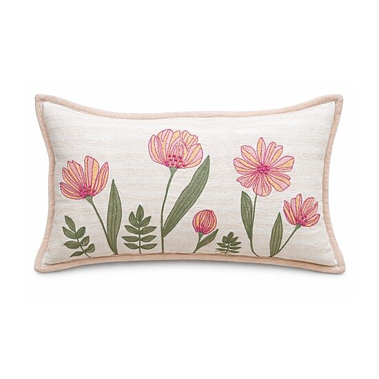 Vibhsa Poppy Garen Rectangular Throw Pillow