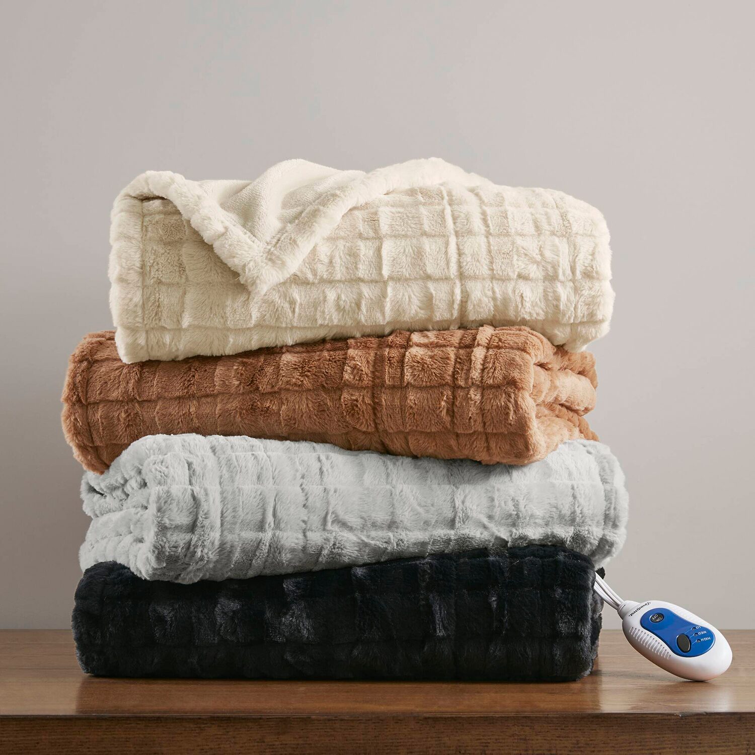 Beautyrest Marselle Heated Automatic Shut Off Washable Midweight Throw