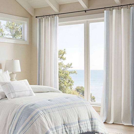 Harbor House Morgan Ring Top Room Darkening Set of 2 Curtain Panel