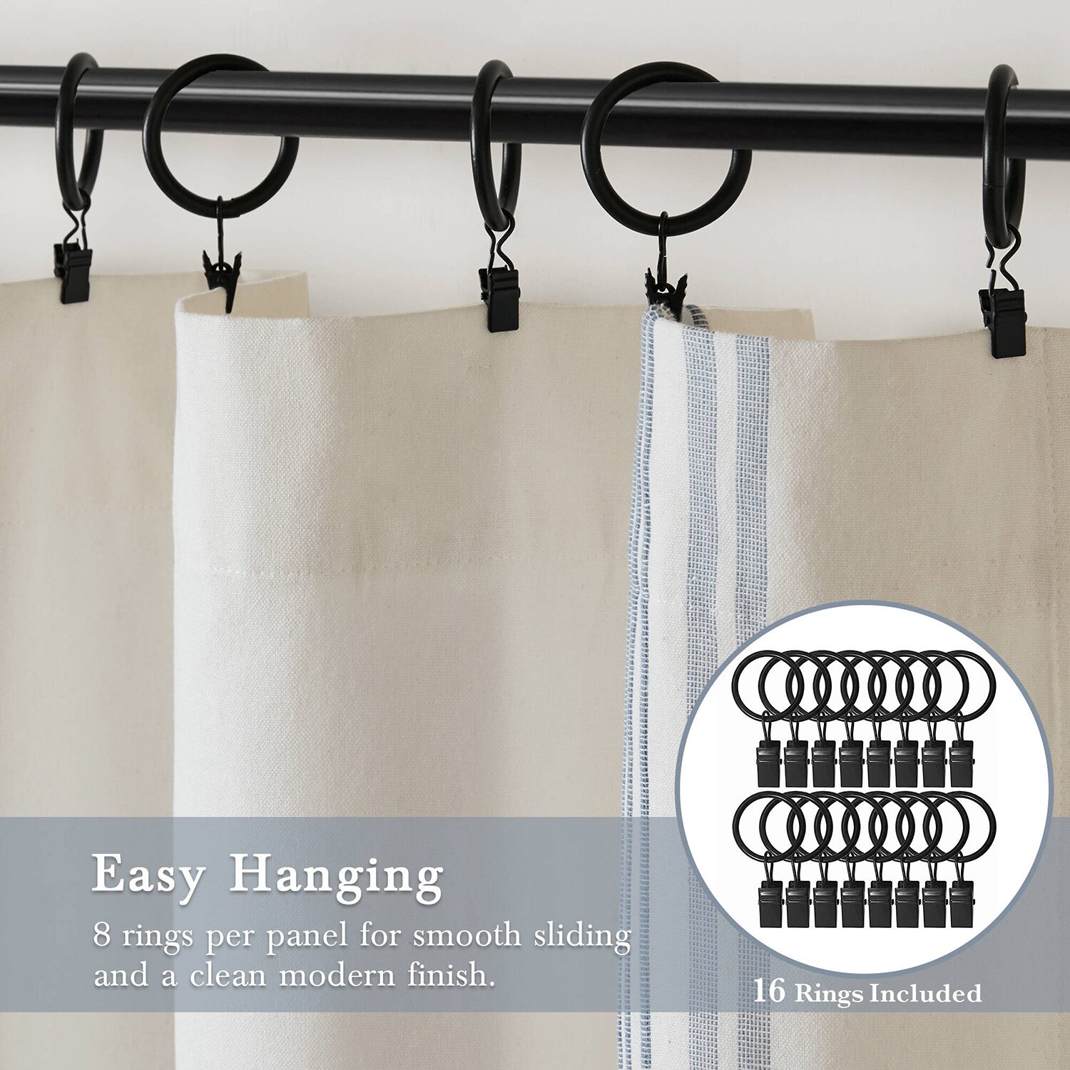 Harbor House Morgan Ring Top Room Darkening Set of 2 Curtain Panel