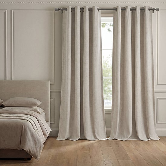Madison Park Mira Grommet Top 100% Blackout Set of 2 Curtain Panel