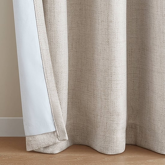 Madison Park Mira Grommet Top 100% Blackout Set of 2 Curtain Panel