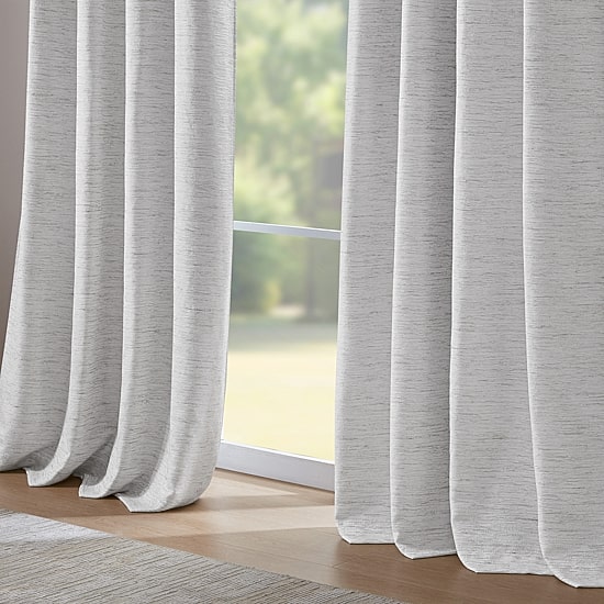 Madison Park Luna Grommet Top 100% Blackout Set of 2 Curtain Panel