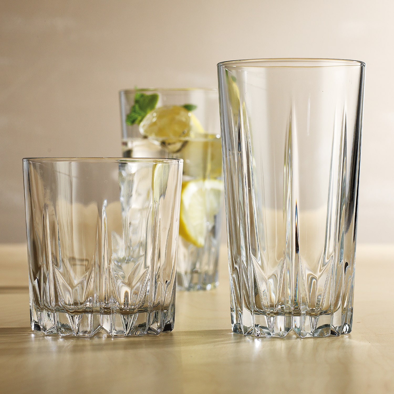 Home Essentials Clarity Diamante 12-pc. Drinkware Set