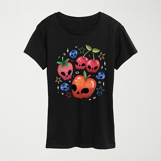 Womens Round Neck Short Sleeve Regular Fit Graphic T-Shirt