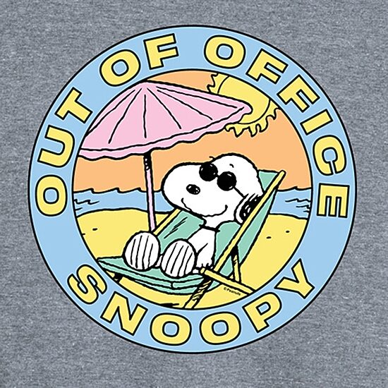 Womens Scoop Neck Sleeveless Peanuts Snoopy Tank Top