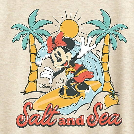 Womens Crew Neck Short Sleeve Regular Fit Minnie Mouse Graphic T-Shirt