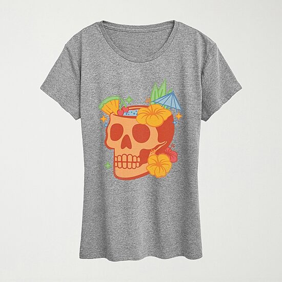 Womens Crew Neck Short Sleeve Regular Fit Graphic T-Shirt