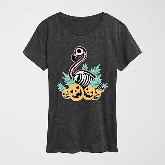 Womens Crew Neck Short Sleeve Regular Fit Graphic T-Shirt