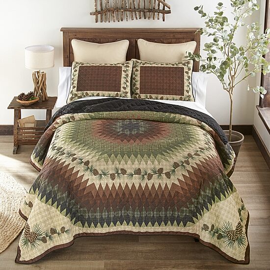 Donna Sharp Pine Circle 3-pc. Quilt Set