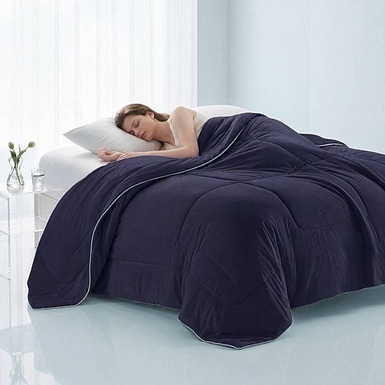 Madison Park Cooling Lightweight Easy Care Down Alternative Comforter