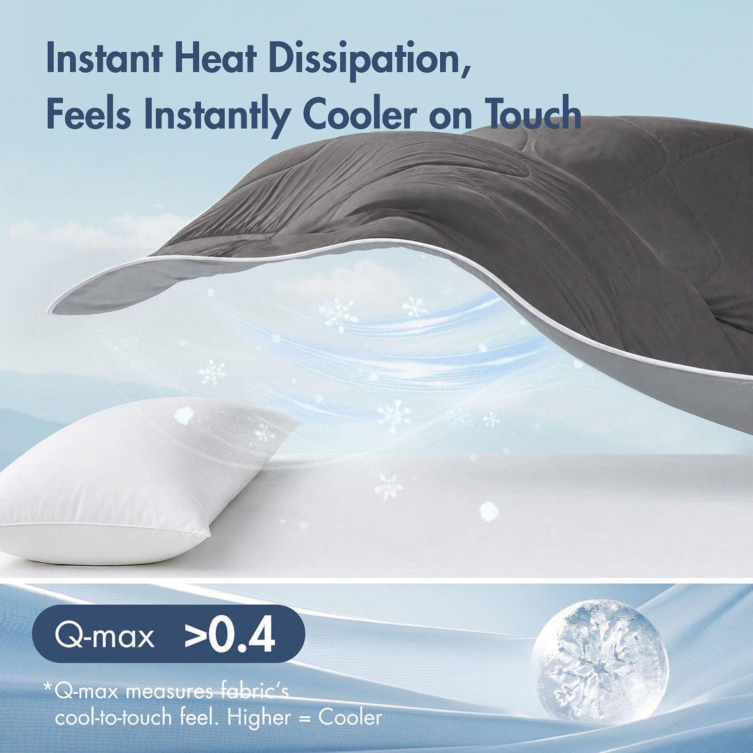 Madison Park Cooling Lightweight Easy Care Down Alternative Comforter Set