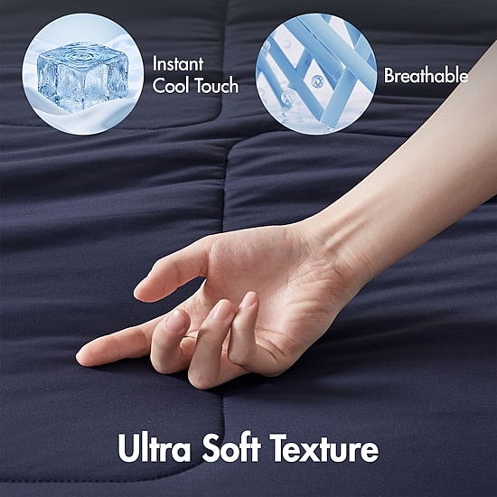 Madison Park Cooling Lightweight Easy Care Down Alternative Comforter