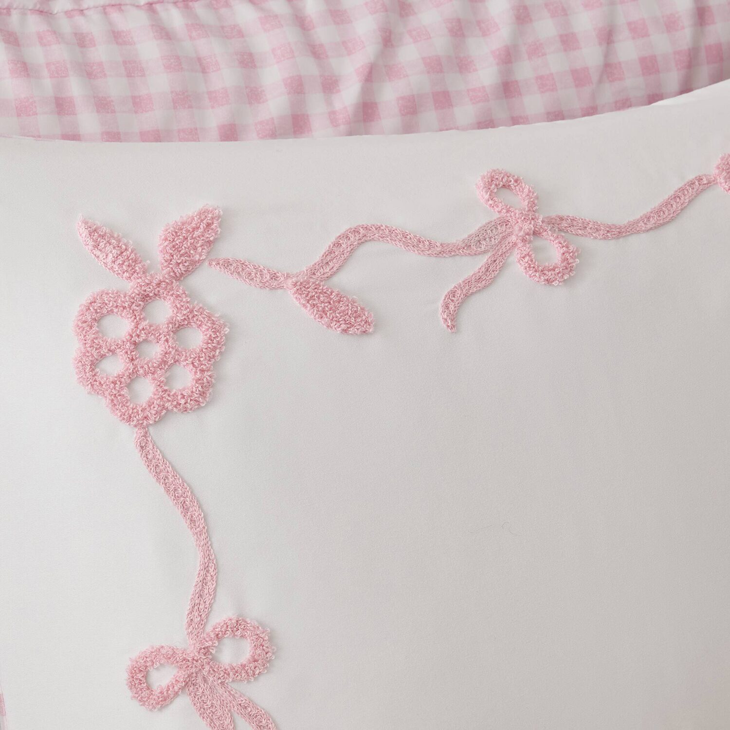 Intelligent Design Eloise Floral Bow Embroidered 6-pc. Lightweight Reversible Easy Care Comforter Set