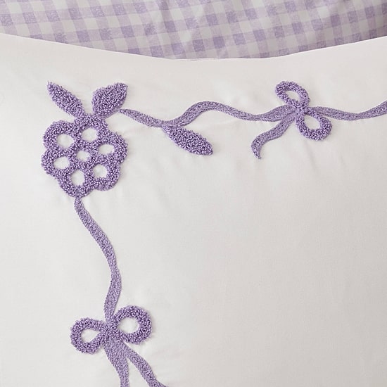 Intelligent Design Eloise Floral Bow Embroidered 6-pc. Comforter Set with Throw Pillow