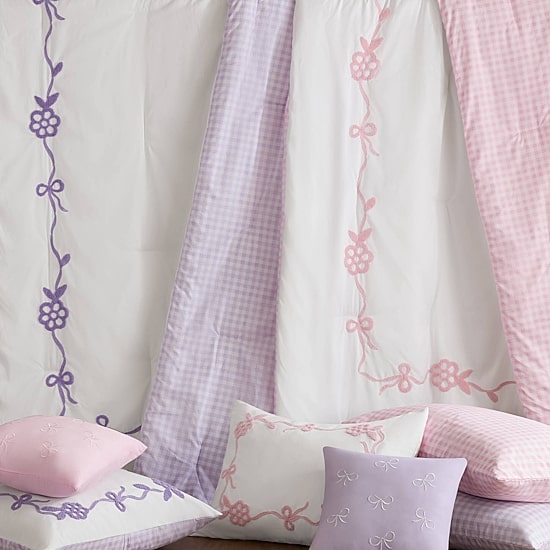Intelligent Design Eloise Floral Bow Embroidered 6-pc. Comforter Set with Throw Pillow