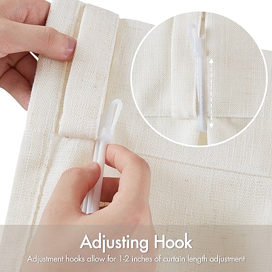 Madison Park Pinch Pleat Back Tab Light-Filtering Set of 2 Curtain Panel