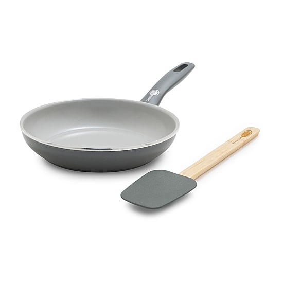 GreenPan Dover Ceramic 8" Frying Pan with Spatula Set