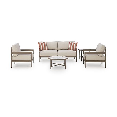 Signature Design by Ashley Biddeford 5-Piece Outdoor Conversation