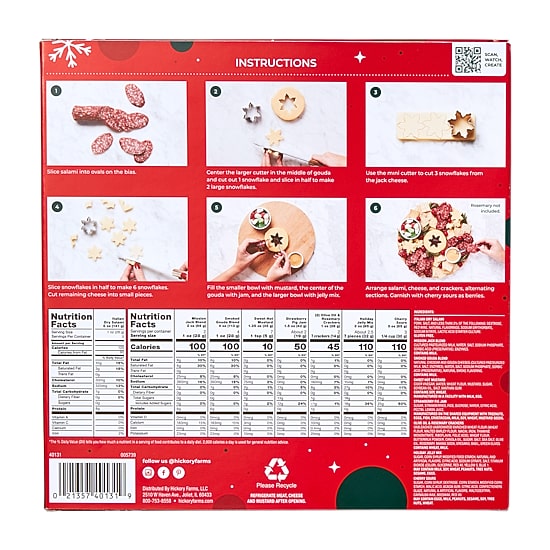 Hickory Farms Holiday Wreath Charcuterie Kit