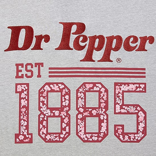 Dr Pepper Hot Tee Womens Juniors Crew Neck Short Sleeve Oversized Graphic T-Shirt