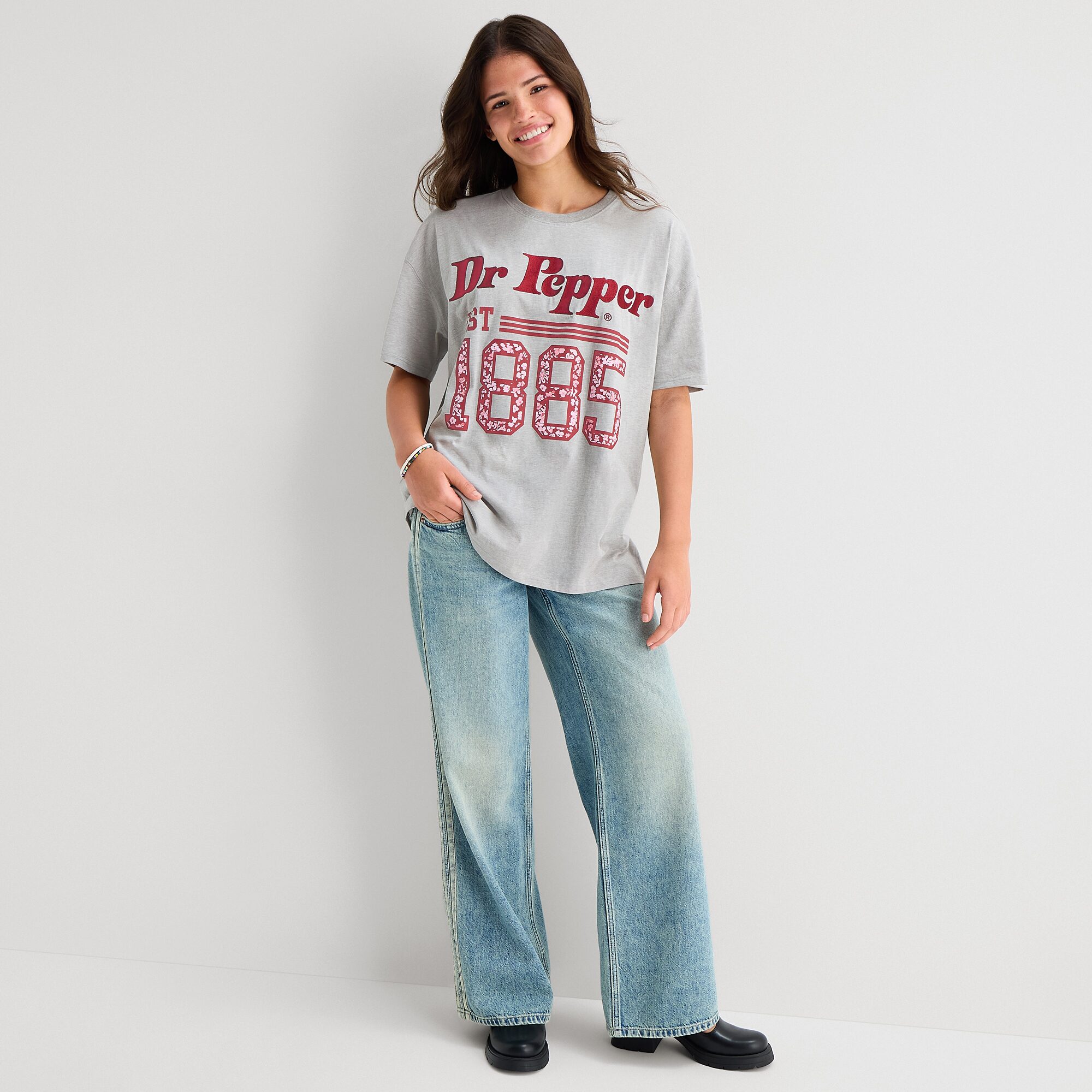 Dr Pepper Hot Tee Womens Crew Neck Short Sleeve Oversized Graphic T-Shirt