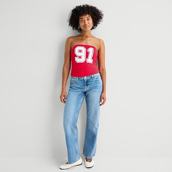 Reversible Womens Juniors Tube Top