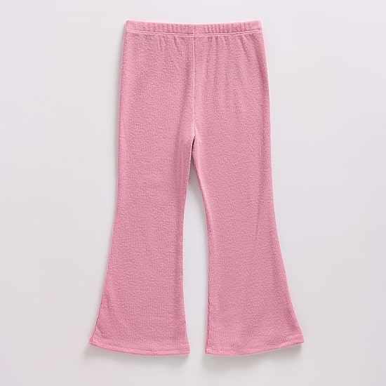 Okie Dokie Toddler & Little Girls Knit Flare Full Length Leggings