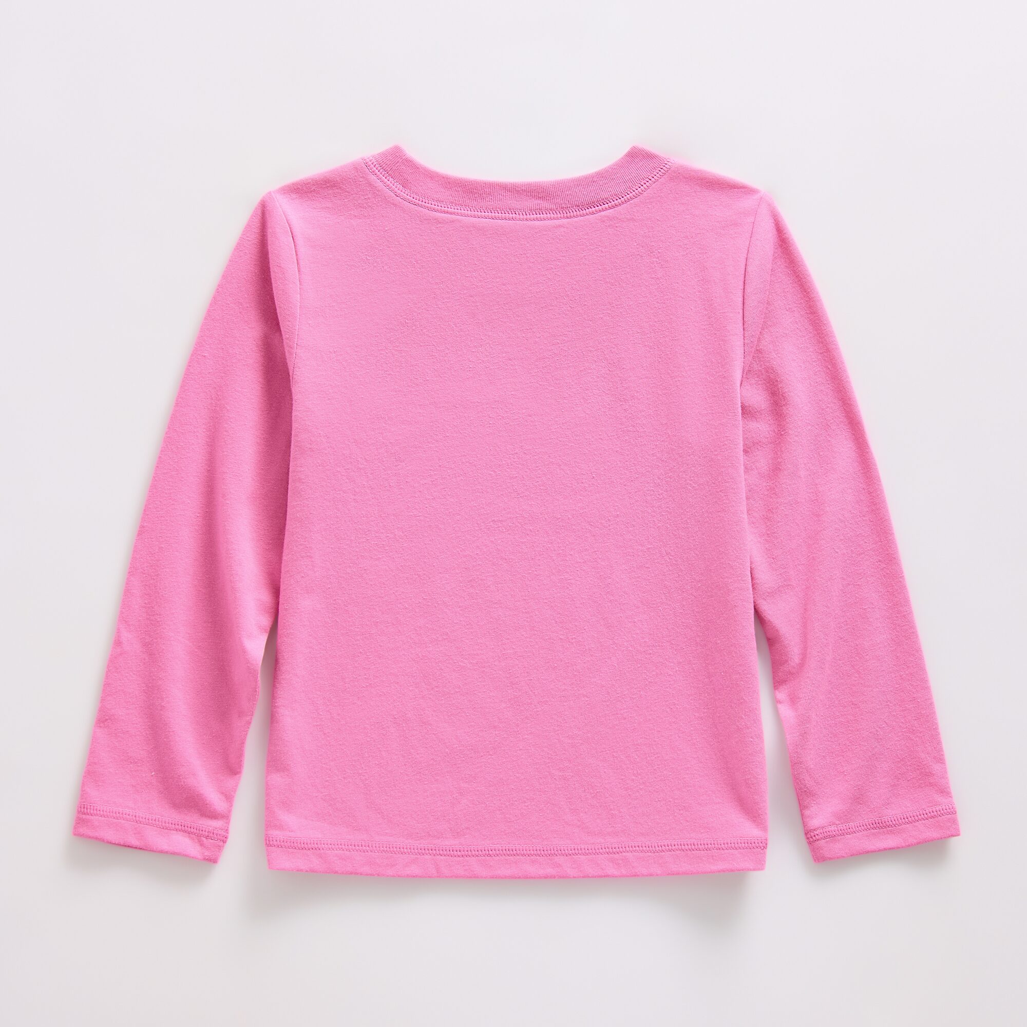 Okie Dokie Toddler Girls Easy-on + Easy-off Round Neck Long Sleeve Adaptive Regular Fit Graphic T-Shirt