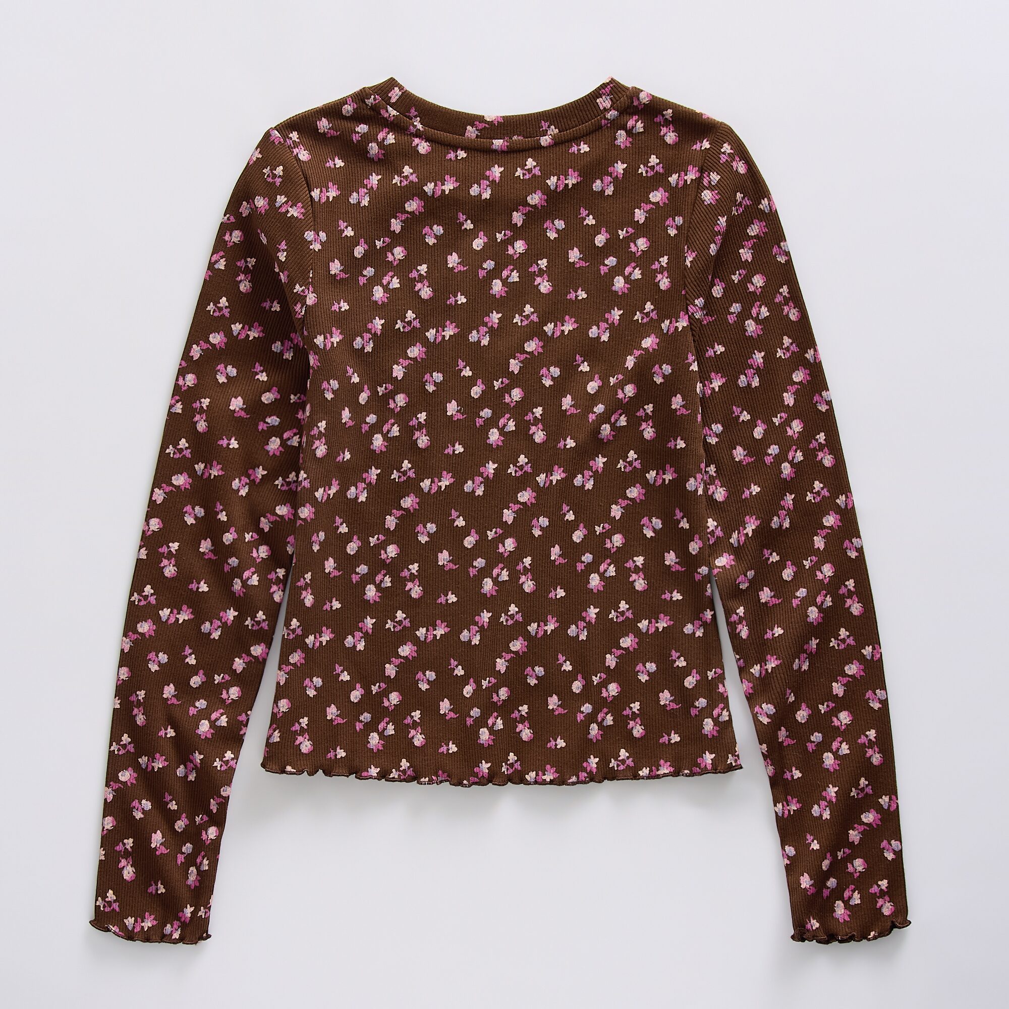 Thereabouts Little & Big Kid Girls Crew Neck Long Sleeve T-Shirt
