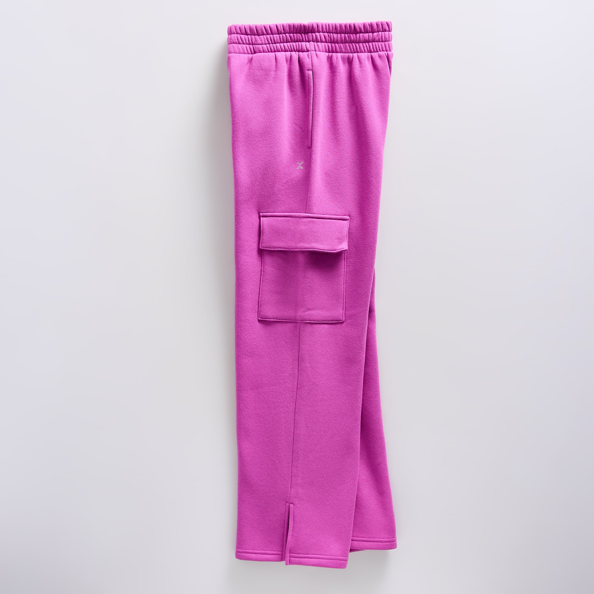 Xersion Little & Big Kid Girls High Rise Wide Leg Active Fleece Cargo Pant