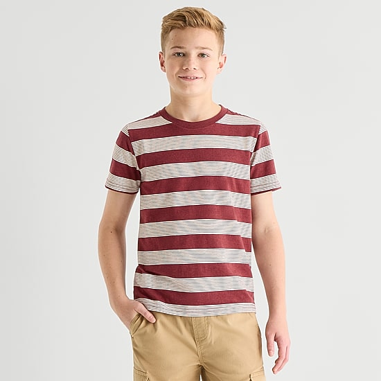 Thereabouts Little & Big Kid Boys Crew Neck Short Sleeve T-Shirt