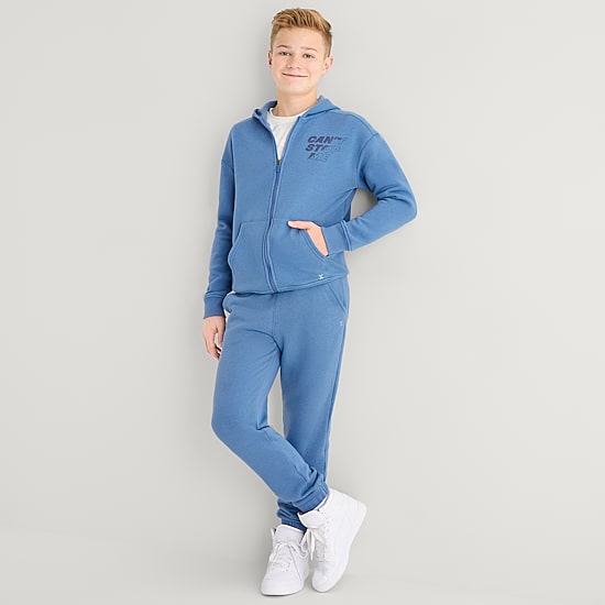 Xersion Little & Big Kid Boys Long Sleeve Fleece Zipper Active Hoodie