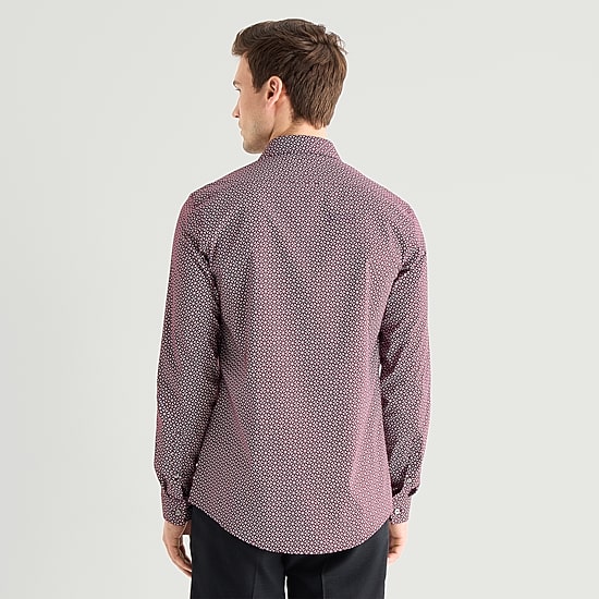 J. Ferrar Ultra Comfort Mens Long Sleeve Slim Fit Stretch Fabric Wrinkle Free Button-Down Shirt