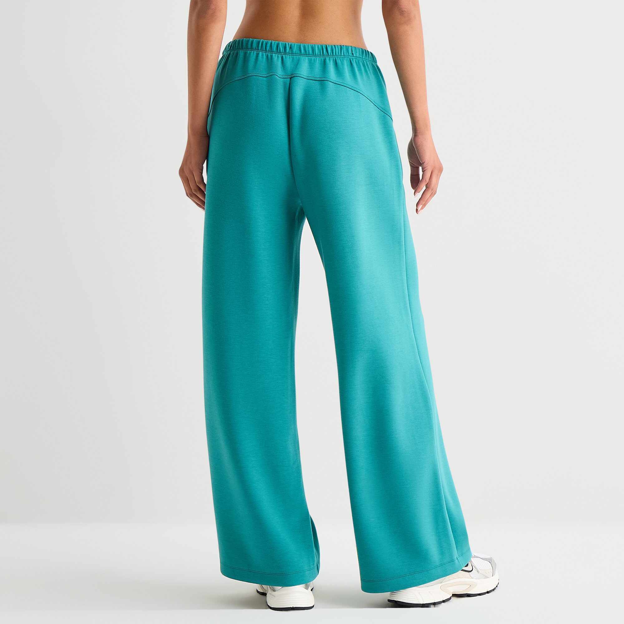 Xersion Scubaluxe Womens Drawstring Waist Wide Leg Mid Rise Regular Fit Sweatpant