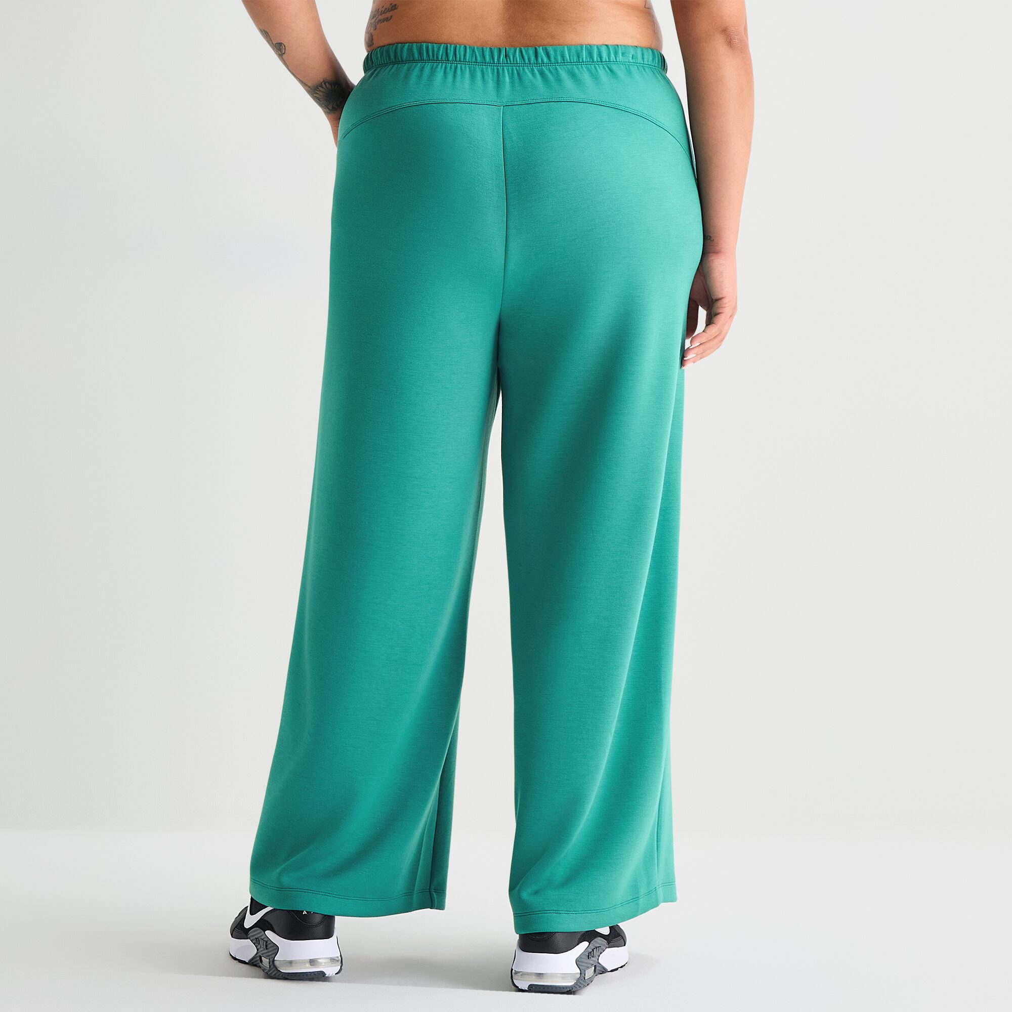 Xersion Scubaluxe Womens Drawstring Waist Wide Leg Mid Rise Regular Fit Plus Sweatpant