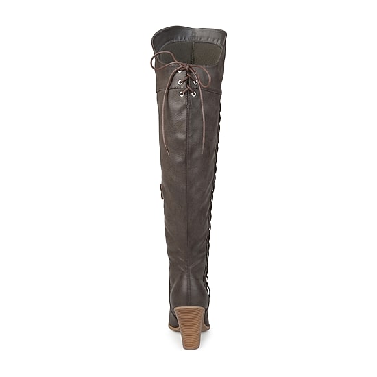 Journee Collection Womens Spritz Wide Calf Dress Boots