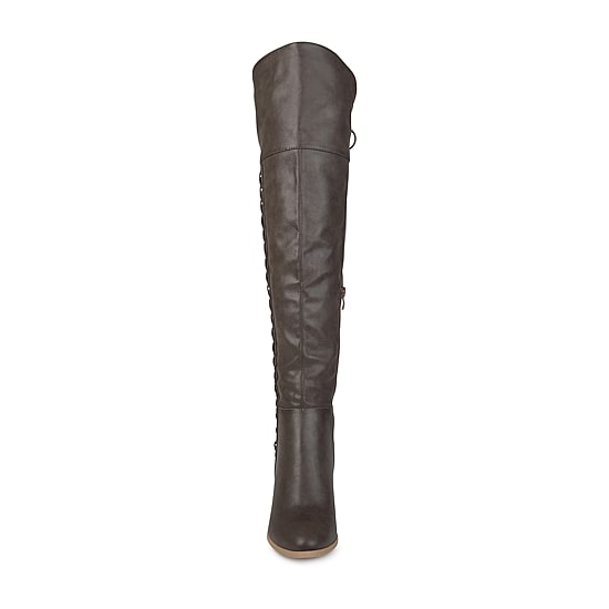 Journee Collection Womens Spritz Wide Calf Dress Boots